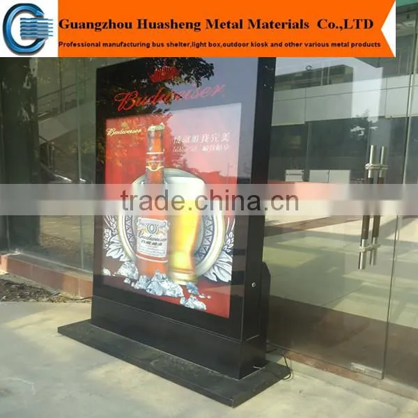 Prefab Led Advertising Light Box Aluminum Single Side Scrolling Light Box photo-2