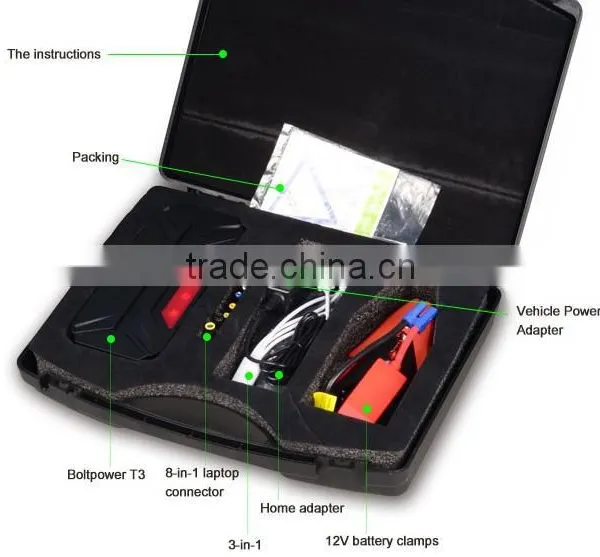 2016 High Quality Eps Battery Jump Starter Power Bank 16500mAh Portable Car Jump Starter photo-4