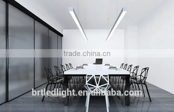 High Quality Aluminum Shape Led Linear Light 30w 40w Led Suspended Ceiling Lighting for Offices photo-5