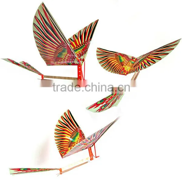 Chridren's Day Rubber Band Powered Flying Bird Toy photo-2