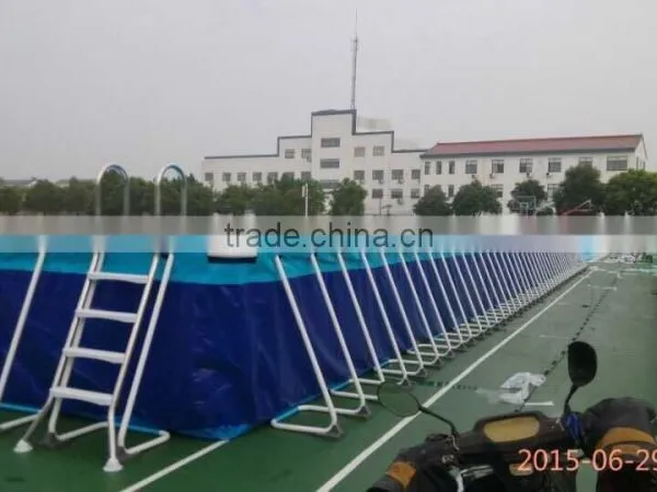 Metal Frame Ground Stand Paddle Inflatable Swimming Pool for CE Quality Choice photo-4