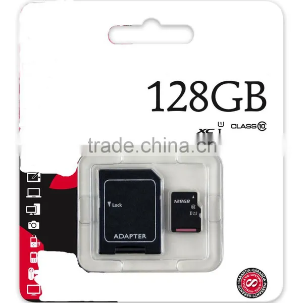 128GB Micro Size Trans Flash SD Memory Card for cellphone