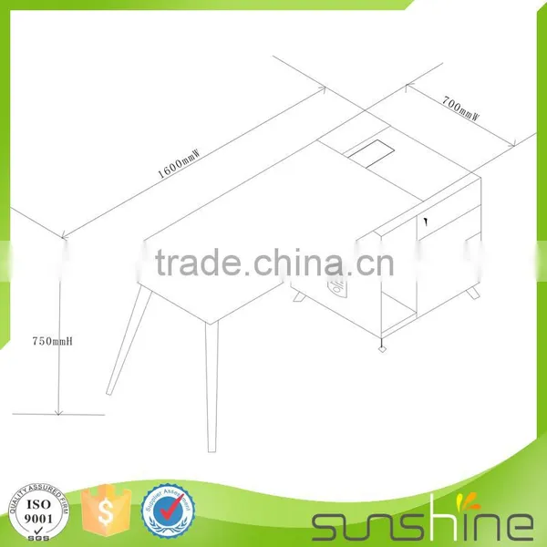Office Furniture Office Desk Modern Executive Desk Office Table Design ZS-M1670 photo-5