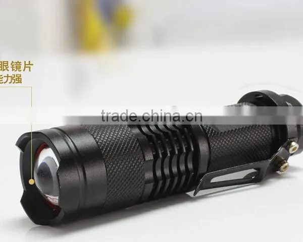 Zoom LED Flashlight, UV for Antique/Fluorescent/leak/cash/Mark Inspection and Curing photo-3