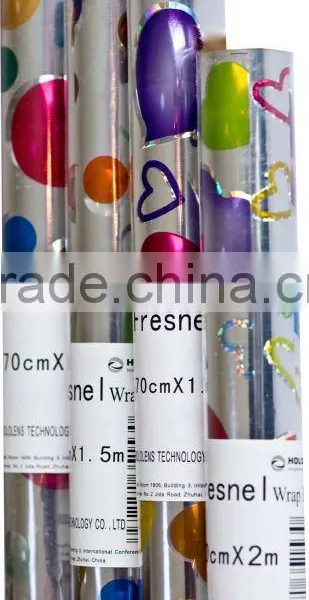 2012 PET colored Multi-lens Gift roll wrap