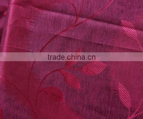 HLHT Exporting Standard High-grade Jacquard Polyester Curtain Price photo-3