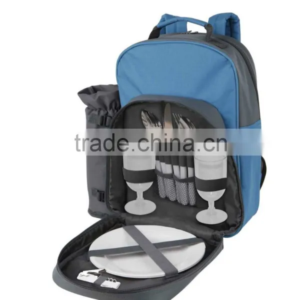 One Detachable Insulated Bottle Holder Backpack Picnic Bag photo-2