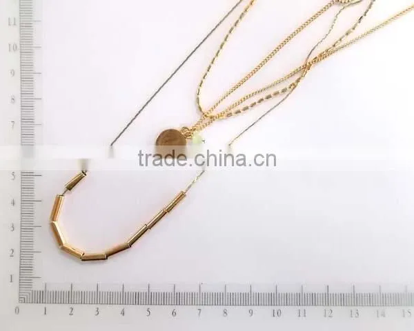 Fashion Multilayer Chain Pendant Necklace photo-2