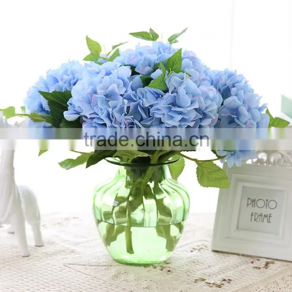Wholesale Artificial Flowers Cheap Artificial Hydrangea Flower Artificial Wedding Flowers Artificial Decoration Silk Flowers photo-2