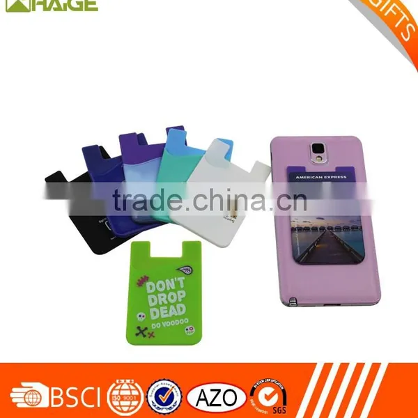 3M Sticky Silicone Mobile Phone Card Holder Smart Wallet photo-4