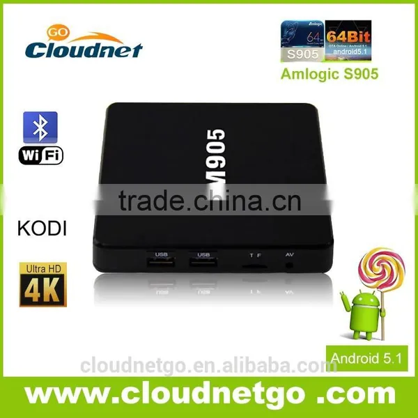 Cloudnetgo Android 5.1 TV Box in Amlogic S905 Chipset Support 4K UHD 60Ghz,10 Bit Android TV Box With Kodi 15.2 1/2G+8G photo-3