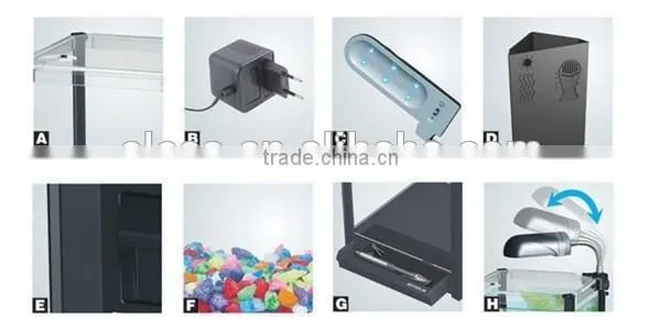 China Supply Good Quality Small Square Fish Tank photo-3