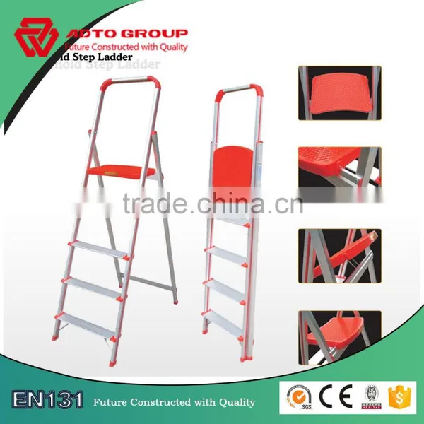 ADTO EN131 Household Step Ladder 4 Step Ladder Wide Step Ladder photo-4
