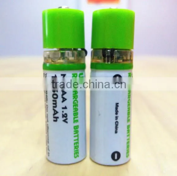 1.2v AA Ni-MH USB Battery 2pcs/card 1450mAh