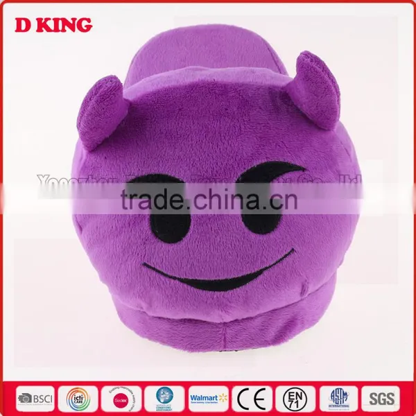 Creative Emoji Expression Winter Soft Bedroom Slippers photo-4