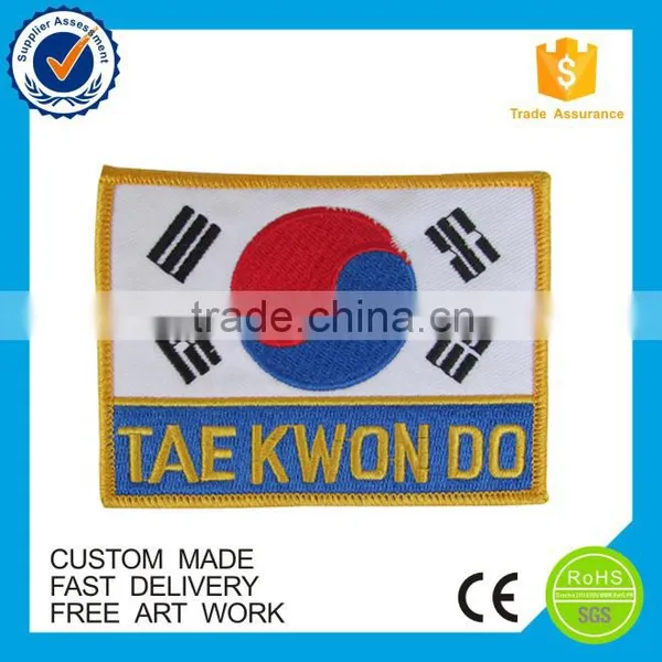 Hot Sale Sew-on Backing Wholesale Embroidered Patches for Clothes photo-6