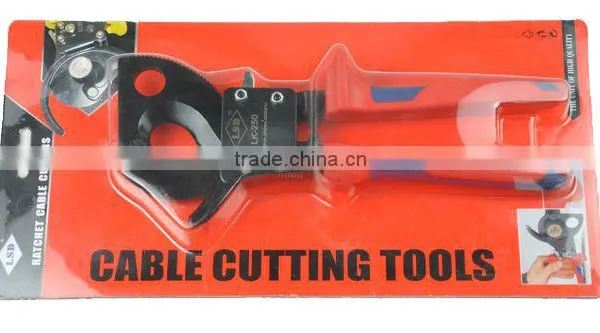 Two Step Ratchet Cable Cutter LK-250 for Cutting 32mm AL/CU Cables 500AWG Cable Cutting Tool photo-4