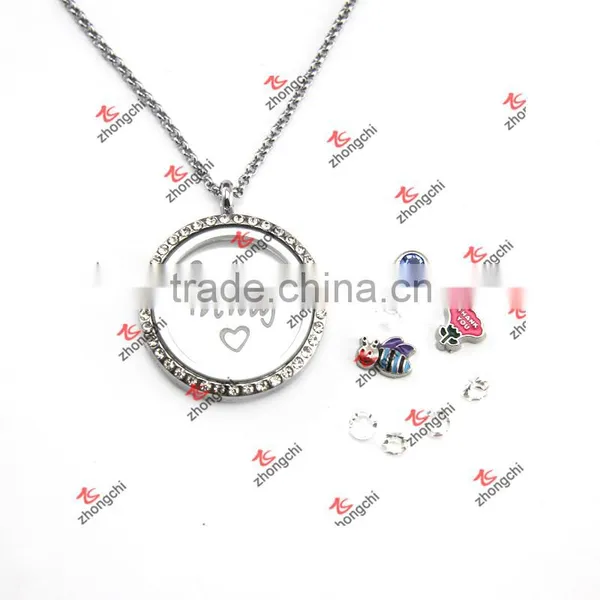 Alloy Floating Men's Lockets/Dog Bone Lockets Charms Pendants ChainsJewelry (MBJ51114) photo-2