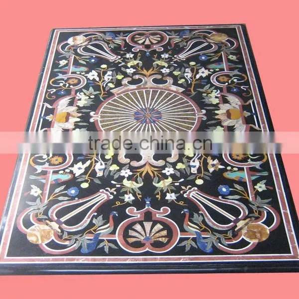 Marble Inlay Coffee Table Top, Marble Inlay Dining Table Top