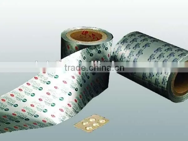 Qulaity Pharmacy Aluminum Blister Foil Heat Sealing With Pvc/pvdc