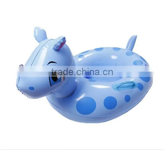 Cartoon Design Seat Child Swim Ring / Inflatable Boat Swimming / Baby Swimming Float