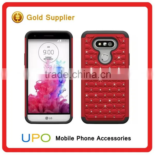 [UPO] New Arrival Fashionable Diamond Crystal Star Back Cover Case for LG G5 Bling Bling Case photo-3
