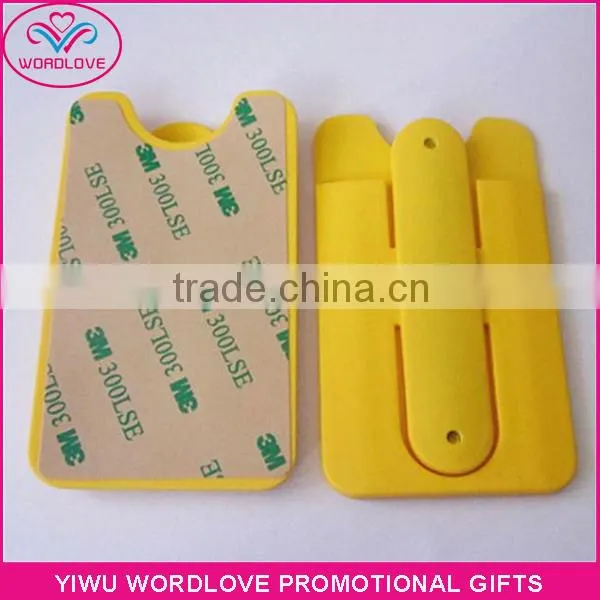 Hot Sell Custom Printing Cell Phone Credit Card Holder With Strong 3M Adhesive Sticker Phone Stand for Promotion photo-3
