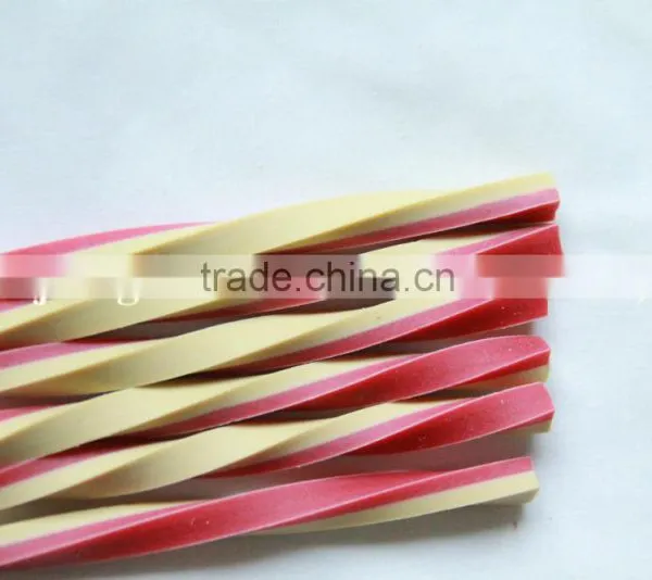 Natural Dog Snack (two-tone Squared Twisted Stick) photo-2