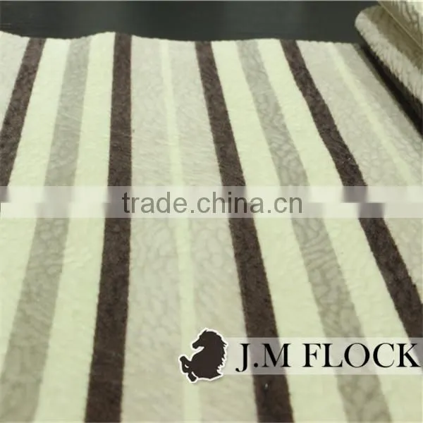 Polyester Embossed Backing Flocked Hand Embroidery Fabric Tulle photo-3