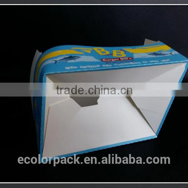 Mini Double PE Coated Seafood Paper Packaging Box photo-3
