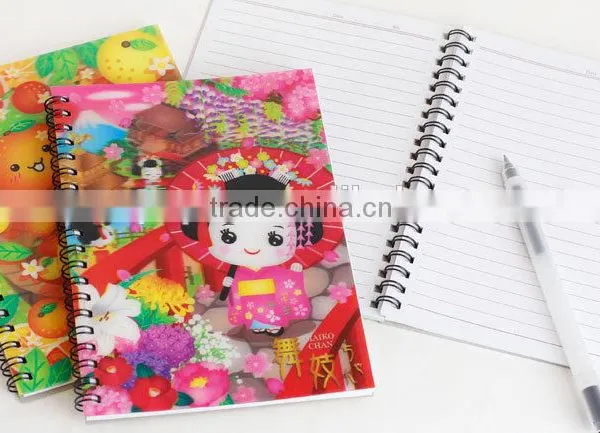 3D PET Lenticular Cover Spiral Pocket Notebook photo-6