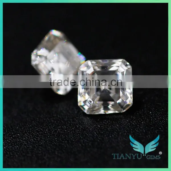 Moissanite Net Stone Images Asscher Cut Moissanite Brilliance Best Moissanite Retailer photo-5
