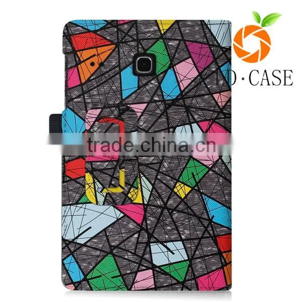 New Fashion Beautiful Print Color Pu Leather Stand Case For Samsung Galaxy Tablet photo-4