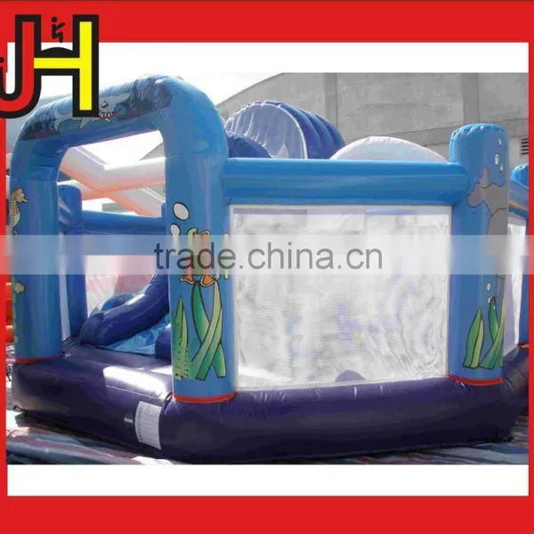 Custom Super Quality OEM Interactive Inflatable Ocean Obstacle Course For Sale photo-2