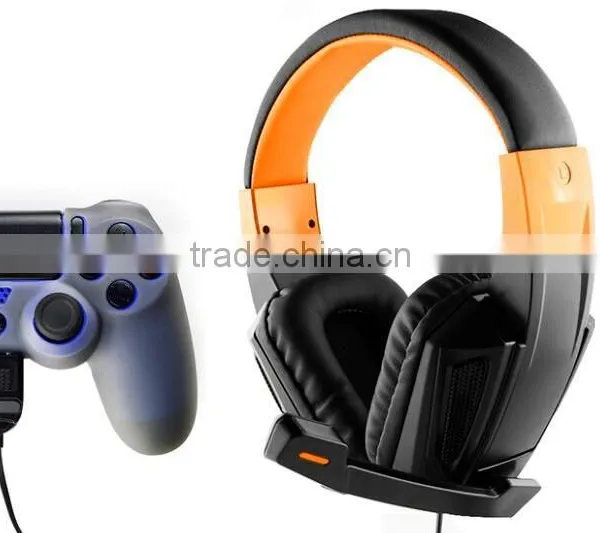 Dropshipping Luxury Gaming Headset With Nylon Braided Cable For PS4 Tablet Mobile Phones photo-2