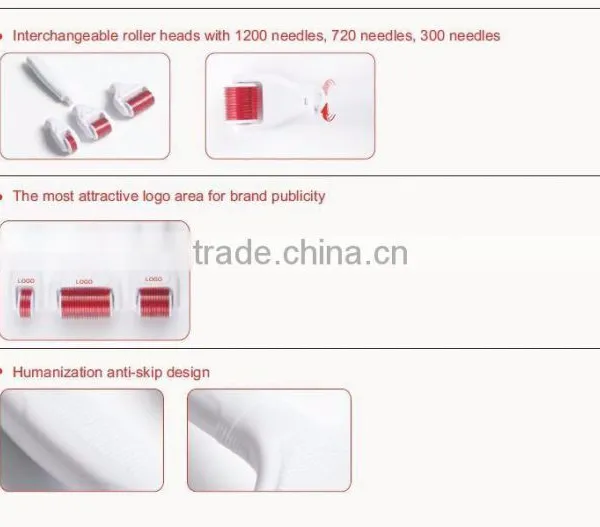 4 in 1 Derma Roller for Skin Care Face/ Eyes / Body Derma Roller With 300 Pins / 720 Pins / 1200 Pins DRS401 photo-6