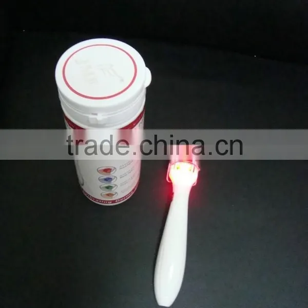 Skincare,beauty Vibarting Derma Roller Power Line LED Light Microneedle Derma Roller photo-6