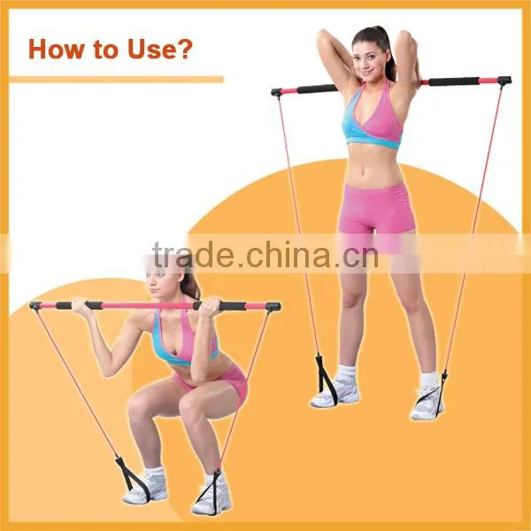 [Handy-Age]-Fitness Bar With Elastic Tubing (OS2304-015) photo-4