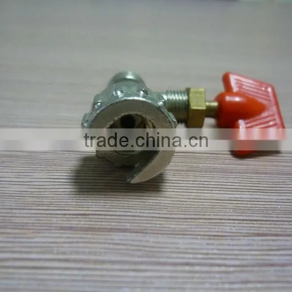 High Quality Gate Valve Size M1/4"*1/4 M1/4"*M1/8" , Brass Gate Valve With Red Rein photo-5