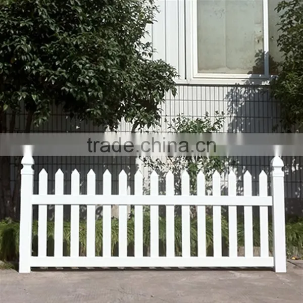 PVC Garden Picket Fence/White Vinyl Fence/ASTM Standard photo-2