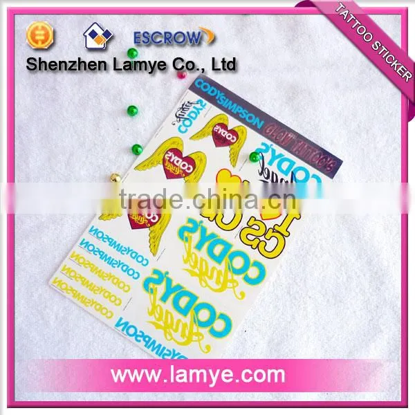 Hot Selling CMYK Glow in Dark Tattoo photo-6
