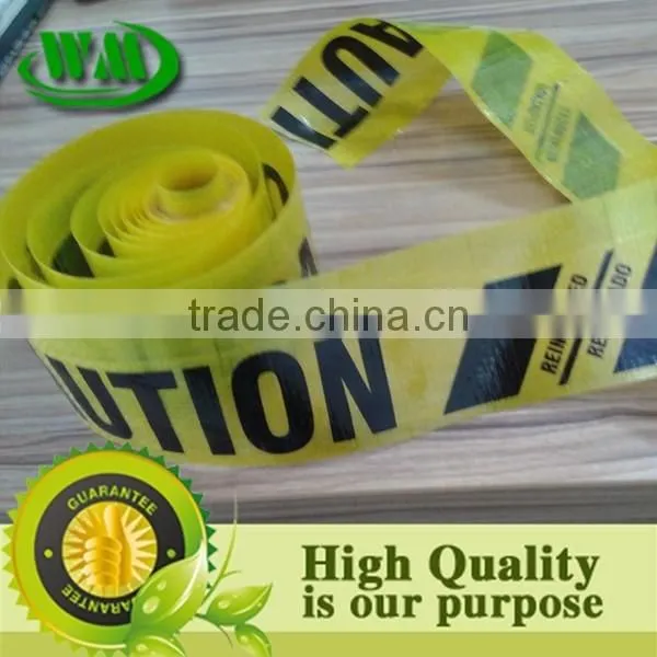 High Quality pe Woven Cloth Printable Plastic Caution Tape photo-5