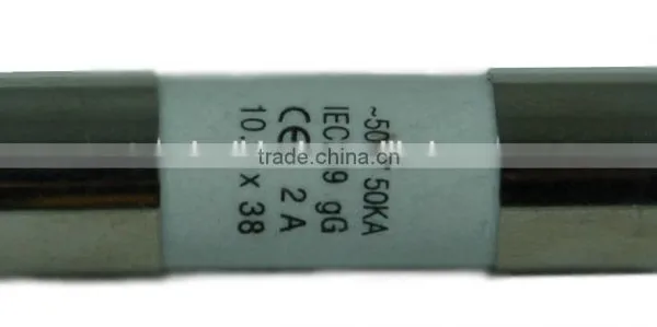 F-1038C-06 China 6A Type 10x38 Porcelain RT18 Ceramic Fuse photo-2