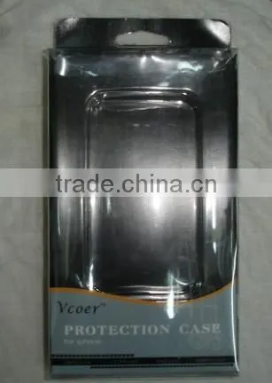 Customized Black Paper Cell Phone Packaging Box Wholesale, Pvc Packaging Box photo-3
