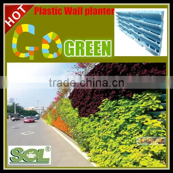 China Supplier Self Watering Hydroponic Grow Systems Vertical Green Wall Gardening Pots Sol Y206 photo-3