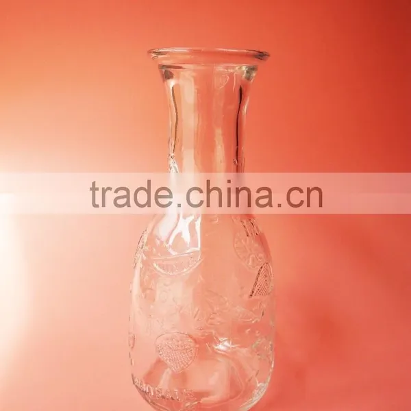 Lemonade Embossed Mango Juice Stemless Glass Tumbler Cup Drinking Set photo-4