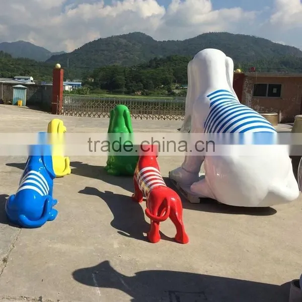 FRP Dog Sculpture Figure Statue photo-3