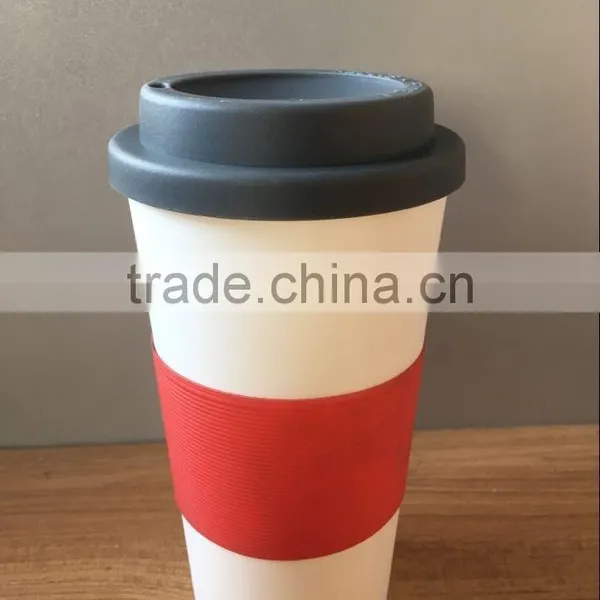 16 oz Double Wall pp Cup With Screw Lid photo-4