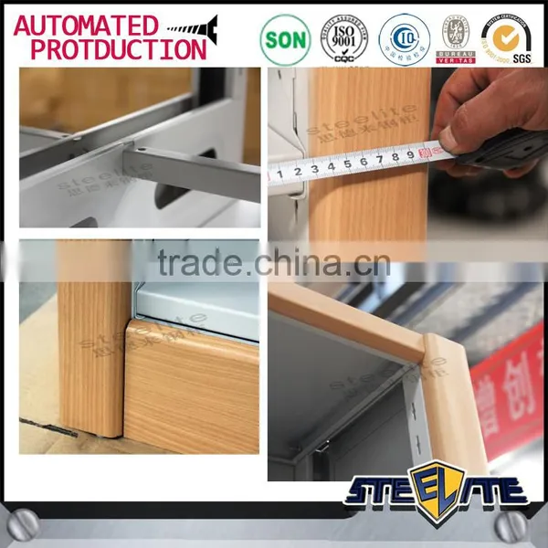 Factory Direct Price Knock Down School Double Face Library Bookshelf Metal photo-4