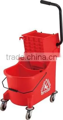 Wringer Mop Buckets, Mop Bucket With Wheels,33L photo-3
